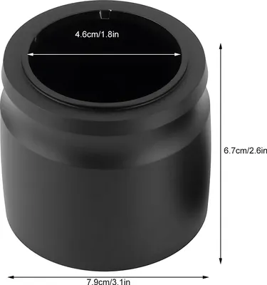 Image de 58mm Aluminium Alloy Coffee Powder Picker Dosing Cup with Dosing Ring Coffee Powder Receiver Container Press Coffee Espresso Distribution Tool Fits 58mm Portafilter