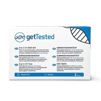Immagine prodotto di Test rapido 2 in 1 – Test delle urine per Trichomonas e Gardnerella