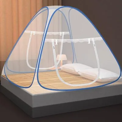 Produktbild von Famanu Klappbares Mückennetz 200 x 180 x 150 cm - Doppelter Eingang mit Aufbewahrungstasche