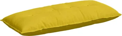 Image de vidaXL Dossier Coussin Jaune 120 x 50 cm Tissu velours côtelé