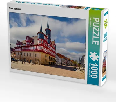 Produktbild von CALVENDO Puzzle Altes Rathaus | 1000 Teile Lege-Größe 64x48cm Foto-Puzzle für glückliche Stunden