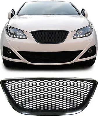 Produktbild von Sport Waben Kühlergrill ohne Emblem Schwarz für Seat Ibiza 6J 08-12