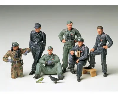Obrázek produktu pro Tamiya 1:35 WWII Fig-Set Dt.Pz-Besatz.i.Ruhe(6)