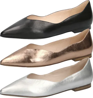 Produktbild von Caprice Damen Ballerina Weite G 9-22110-28, Größe:38.5 EU, Farbe:Silber
