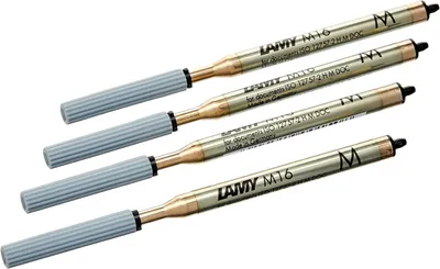 Productafbeelding van LAMY set van 4 - Grote navulverpakking M16 - Kleur - Zwart - Maat