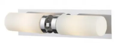Produktbild von NORRSUNDET Chrom Bad Wandleuchte 2 Glühbirnen