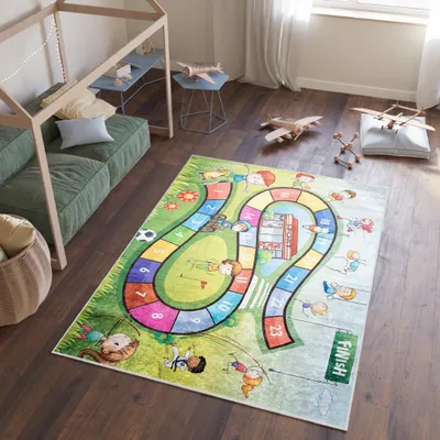 Produktbild von Tapiso Teppich EMMA Modern Kinderzimmer Bunt Schlafzimmer 140 x 200 cm