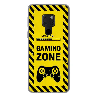 Produktbild von MuchoWow® Handyhülle Schutzhülle Hülle für Huawei P40 Lite Spiele - Zitate - Controller - Spielzone - Spiel Silikon Softcase Handy Hülle - Handy