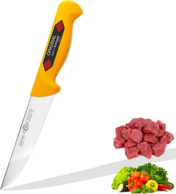 Produktbild von EIKASO Stechmesser 13cm Klinge aus rostfreiem Molybdänstahl - geeignet für Anfänger & Fortgeschrittene - Fleisch/Allzweckmesser aus Solingen