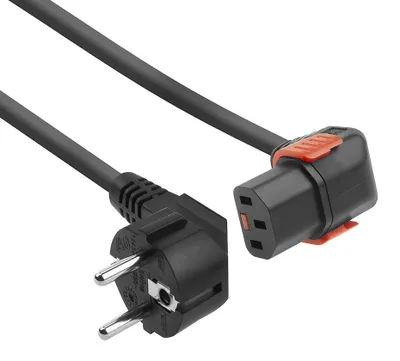 Image de ACT AK5255 Câble d'alimentation Noir 1 m CEE7/7 Coupleur C13 (AK5255)