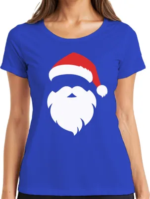 Produktbild von Santa Weihnachtsmann Weihnachtsoutfit - Weihnachten Weihnachtsgeschenk Christmas Damen T-Shirt, Blau, M