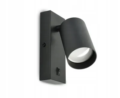 Zdjęcie produktu dla Lampa Ścienna Kinkiet z Włącznikiem Tuba Metal SPOT LED GU10