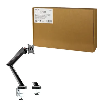 Produktbild von LogiLink BP0091, Klemme, 8 kg, 43,2 cm (17"), 81,3 cm (32"), 100 x 100 mm, Schwarz, Rot