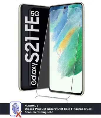 Produktbild von Für Samsung Galaxy S21 FE 5G - Panzerglas Vollkleber Panzerfolie Schutzglasfolie Displayschutzglas Echt Glas Schutz Folie Display Glasfolie 9H Glas