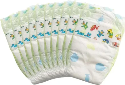 Produktbild von Puppenwindeln,10 Stück, Größe 35-50 cm