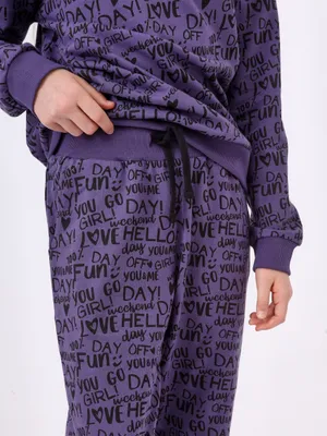 Produktbild von Mädchen-Sweatshirt Casual - Lila - 140