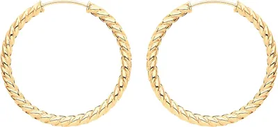 Produktbild von 9 Karat (375) Gold Damen - Schlafer / Sleeper Ohrringe - 21mm*2mm; TRS34894