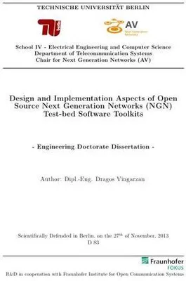 Produktbild von Design- und Implementierungsaspekte von Open Source NGN Test-bed Software Toolkits