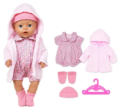 Immagine prodotto di Set di 5 capi di abbigliamento per bambole di 35-43 cm