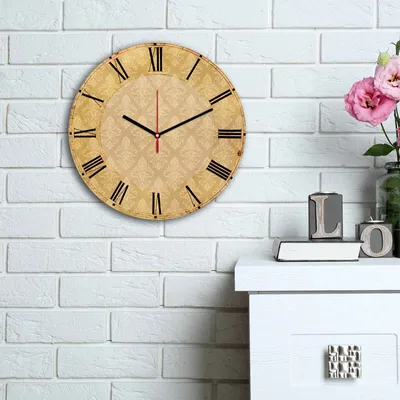 Produktbild von Opviq, 3030MS- HMA6123, Bunt, Wanduhren, 30 cm, 100% MDF (Dicke: 5 mm)