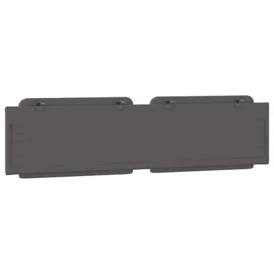 Image de vidaXL Coussin de tête de lit "Zadar" Gris 200 cm Similicuir