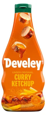 Produktbild von Develey "Unser Original" Curry Ketchup Flasche - 500ml