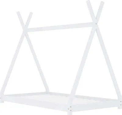 Obrázek produktu pro vidaXL Dětská postel White Solid Pine 70 x 140 cm