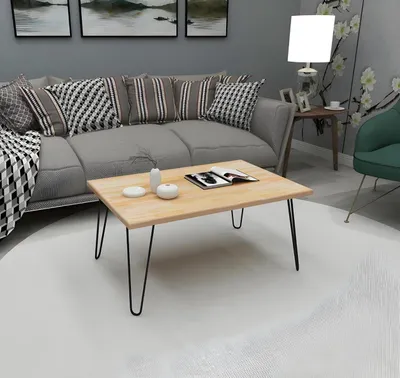 Immagine prodotto di Tavolino beige chiaro Tavolino da divano di design Tavolino da salotto moderno