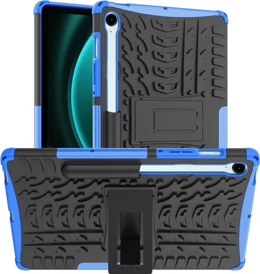 Produktbild von Samsung Galaxy Tab S10 FE / S9 FE Hülle - Coverup Panzer Back Cover mit Ständer - Blau