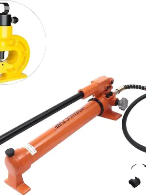 Obrázok produktu pre Hydraulické ručné čerpadlo, objem oleja 900 cm3, výstupný tlak 60 ~ 70 MPa, ORANŽOVÁ ČERVENÁ