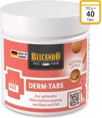 Produktbild von Belcando - Derm-Tabs Nahrungsergänzung - 110 g (40 Tabs)