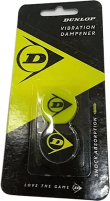 Immagine prodotto di Dunlop Logo Racchetta da tennis Damper 2 unità Giallo, nero Giallo, nero Taglia unica