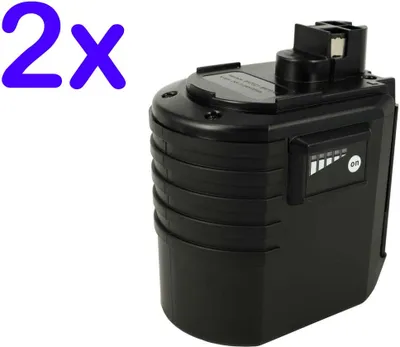 Immagine prodotto di 2 x batteria PowerSmart 3Ah per Berner 11815.7, BHE 24VRE