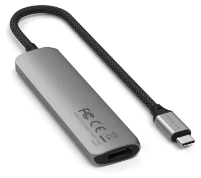 Immagine prodotto di Satechi, Hub multiporta USB-C 4-in-1 4K Power Delivery 100W, grigio