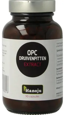 Productafbeelding van Hanoju OPC druivenpit extract 400mg (90 capsules)
