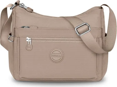 Produktbild von VOBUKE Umhängetasche Damen Mittelgroß Wasserdicht Nylon Crossbody Bag mit Vielen Fächern