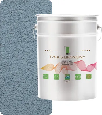 Produktbild von Silikonputz für Fassaden, hellschiefergrau, 1,5 mm, Premium, 15 kg