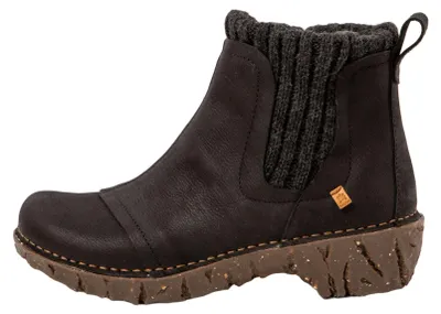 Produktbild von El Naturalista Stiefeletten Damen NE23 PLEASANT BLACK/ YGGDRASIL Farbe Schwarz
