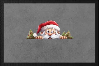 Produktbild von Süßer Weihnachtsmann Fußmatte Weihnachten Christmas Nikolaus Advent