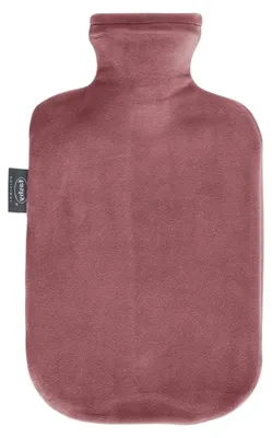 Produktbild von Wärmflasche 2,0 L mit weichem Bezug, rosa