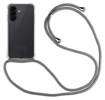 Produktbild von Betterfon Handykette für Samsung Galaxy A37 Hülle mit Kordel zum Umhängen Grau