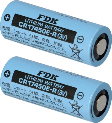 Produktbild von 2x FDK Lithium 3V Batterie CR 17450ER A - Hochstromzelle