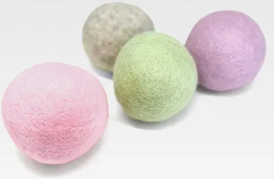 Produktbild von natürliches Katzenspielzeug - Wollfilzkugel