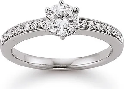 Produktbild von Viventy Ring Damen Solitär Zirkonia Sterling-Silber 777341 Gr. 54