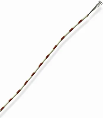 Image de RAUTRONIC toron, 1x0,14, bobine de 25m, blanc/brun, LIYV