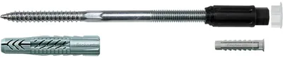 Produktbild von Abstandsmontagesystem Thermax 10/200 M8 (schwarz/grau, 20 Stück)