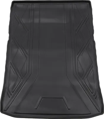 Produktbild von Cargo Liner Kofferraummatte Kofferraum Gepäck Kofferraumwanne Matte für BMW 5er Serie 520i 530i G30 5 Sitze 2017-2023 Schwarz TPE 1 Stück Flache Oberfläche Diamantmuster