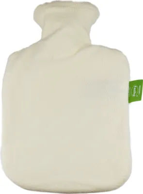 Produktbild von Fashy Wärmflasche 2 L mit Fleecebezug elfenbein