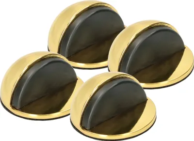 Produktbild von KOTARBAU® 4er Set Türstopper mit Gummipuffer für Türen Freisehend Türpuffer Selbstklebend Messing