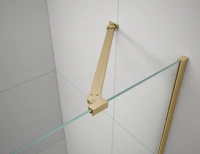 Produktbild von Polysan FISA Wandprofil und Eckprofil, Gold matt